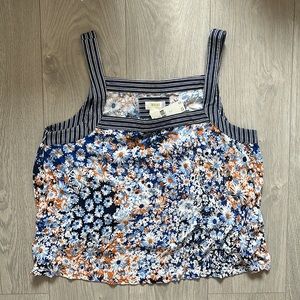 Anthropologie Square Neck Tank